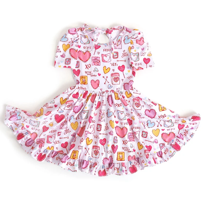 Great Bargains summer floral dressValentine's Class Party Twirl Dress