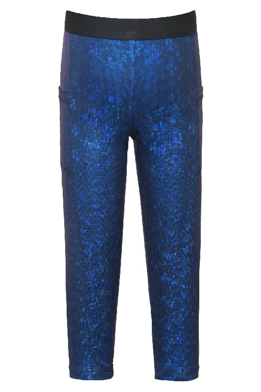 satin dressBlue Leggings