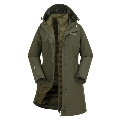 Exclusive Deal sleek jacketMountain Warehouse Womens/Ladies Alaskan Long 3 in 1 Jacket