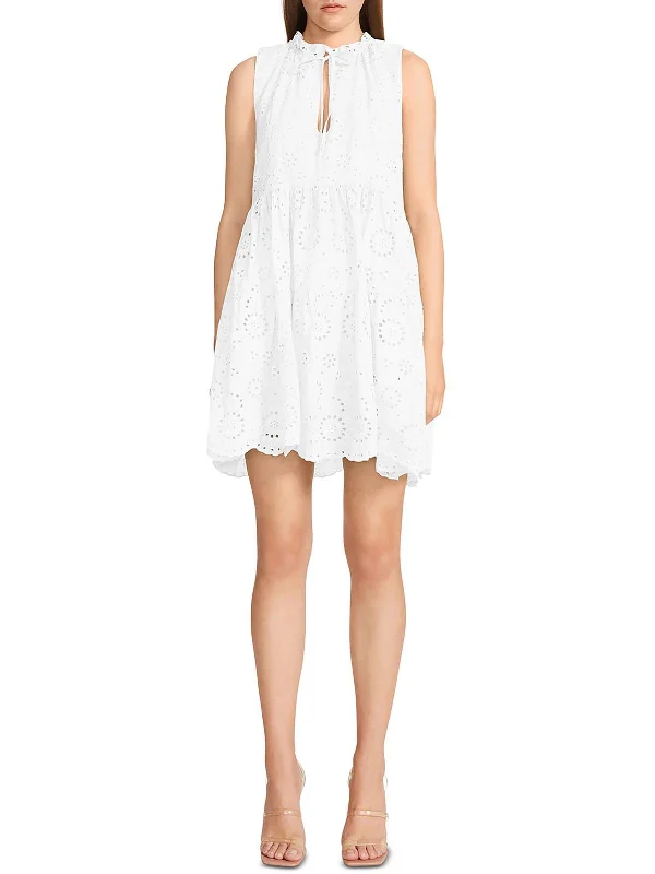 Extra Savings fitted cocktail dressPapaya Womens Cotton Mini Babydoll Dress