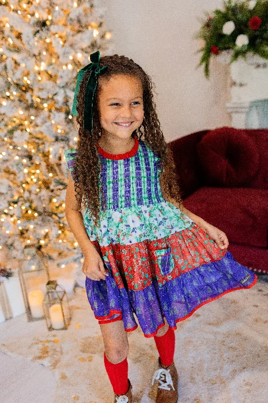 Amazing Deals vintage dressFestive Little Wonders Shimmer Dress