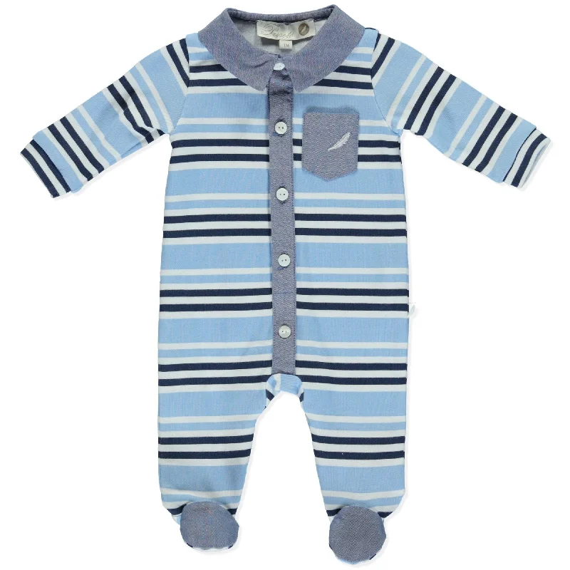 Hot Deal elegant dressPurete Stripe Footie