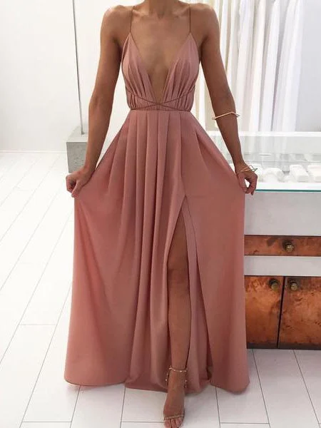 Last Chance Cheap Prom Dresses Simple Sexy Long A Line Sexy Slit Prom Dress JKL860 Last Chance Cheap Prom Dresses Simple Sexy Long A Line Sexy Slit Prom Dress JKL860