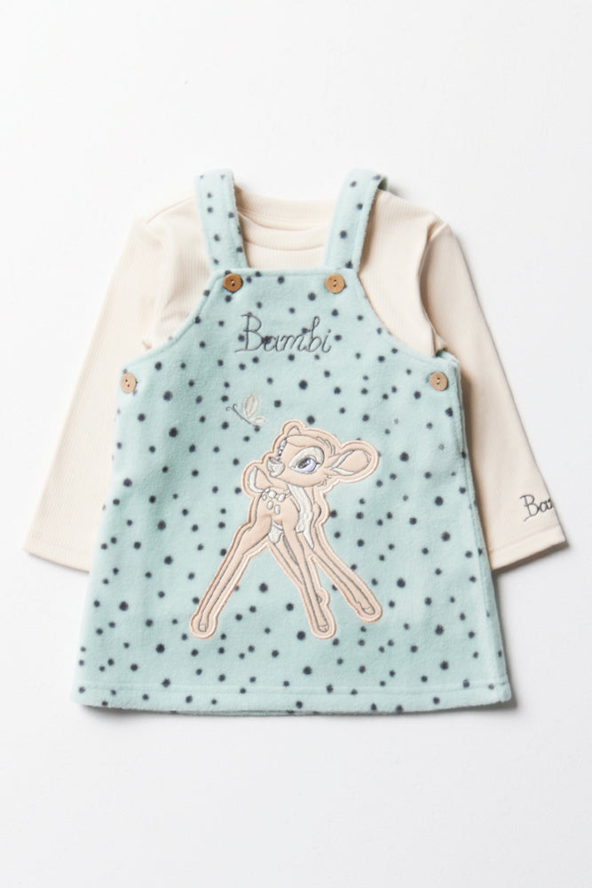 Lowest Price form-fitting dressBambi Polarfleece Pinny And Rib Poloneck Sage
