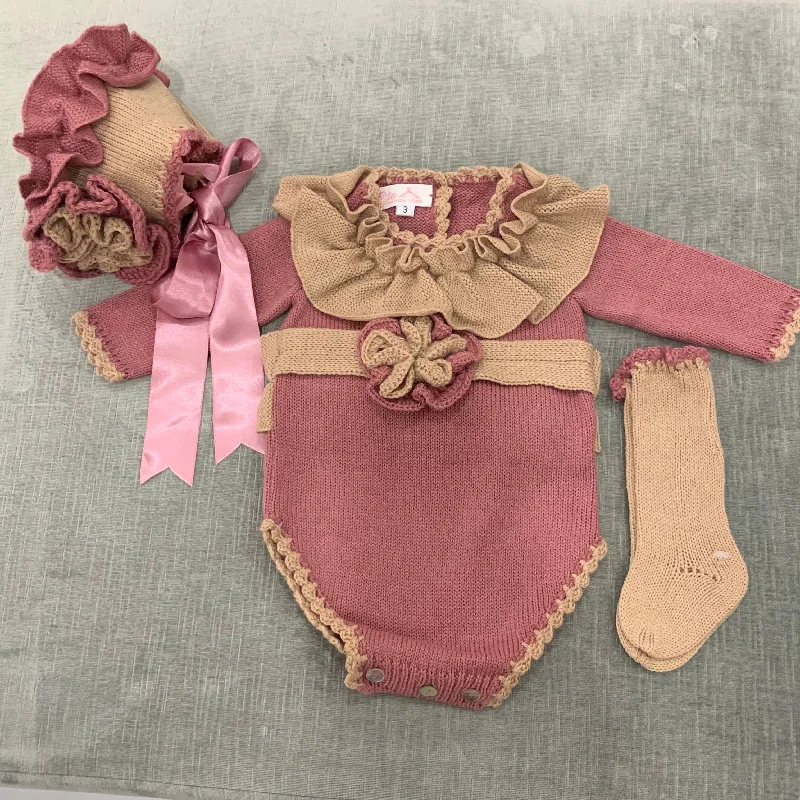 Big Discounts shift dressRosy Camel Knit Set