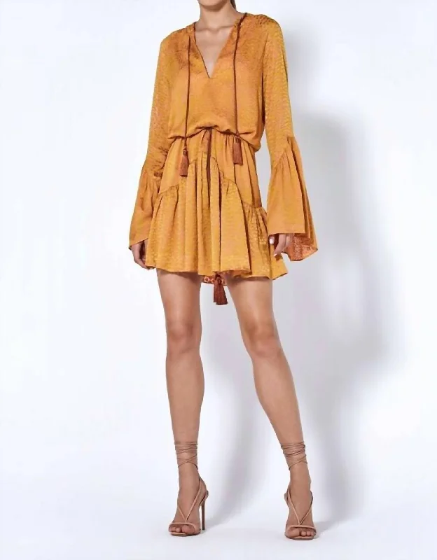 luxury dressNella Dress In Amber