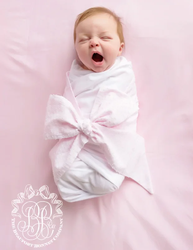 form-fitting dressSwaddle Bow Dallas Dot in Palm Beach Pink