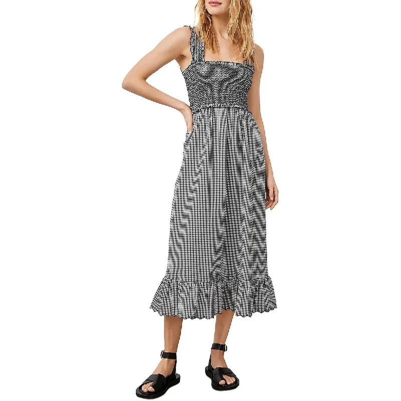 winter dressRails Womens Rumi Gingham Midi Sundress