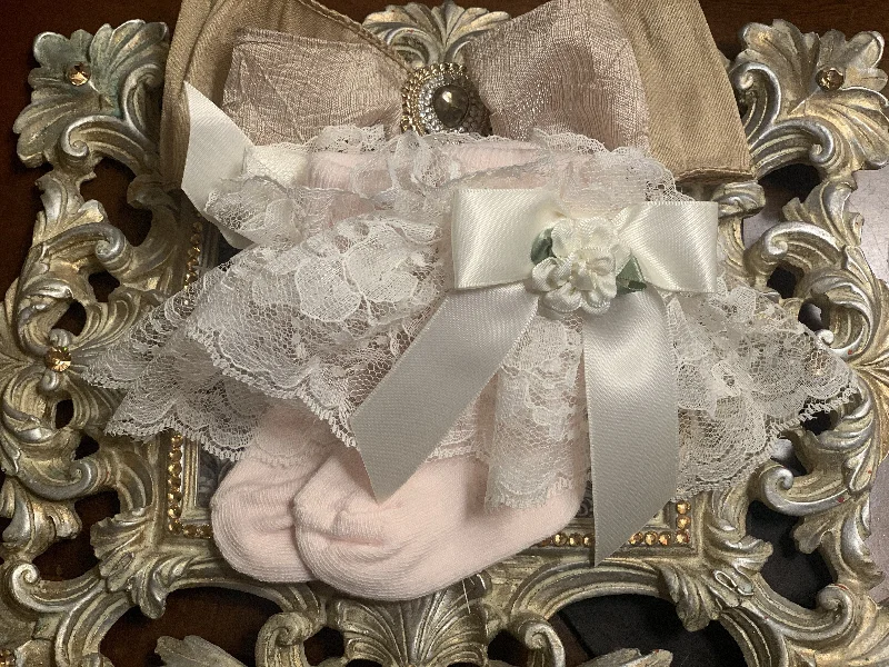 Markdown Madness minimalistic dressKatie Rose Ivory Lace Sock