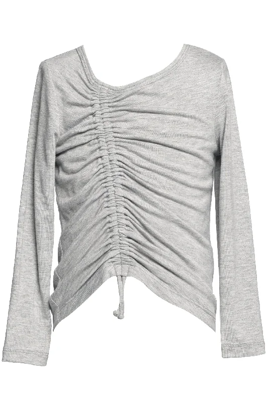 statement dressAsymetrical Ruched Top