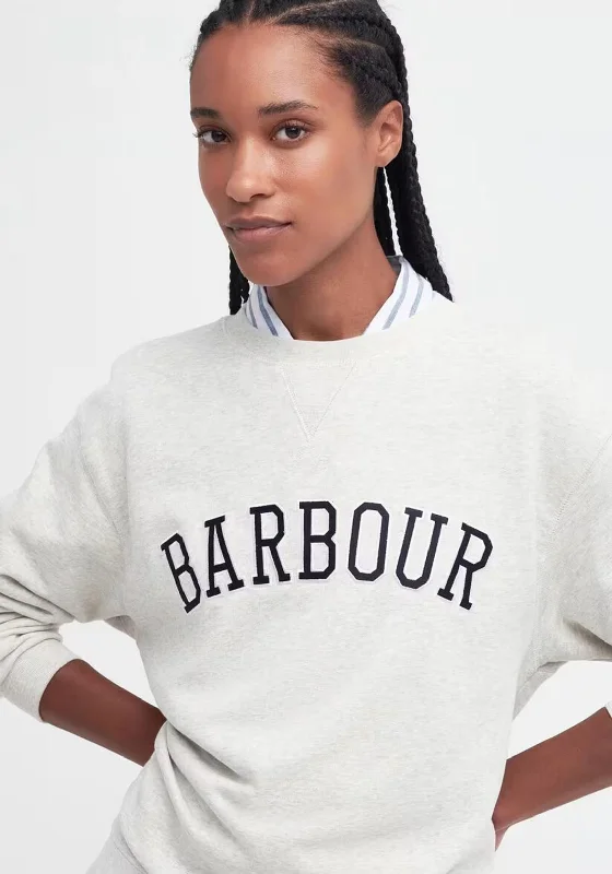 Loyalty Reward sleek zip-up hoodieBarbour Womens Northumberland Logo Sweatshirt, Cloud