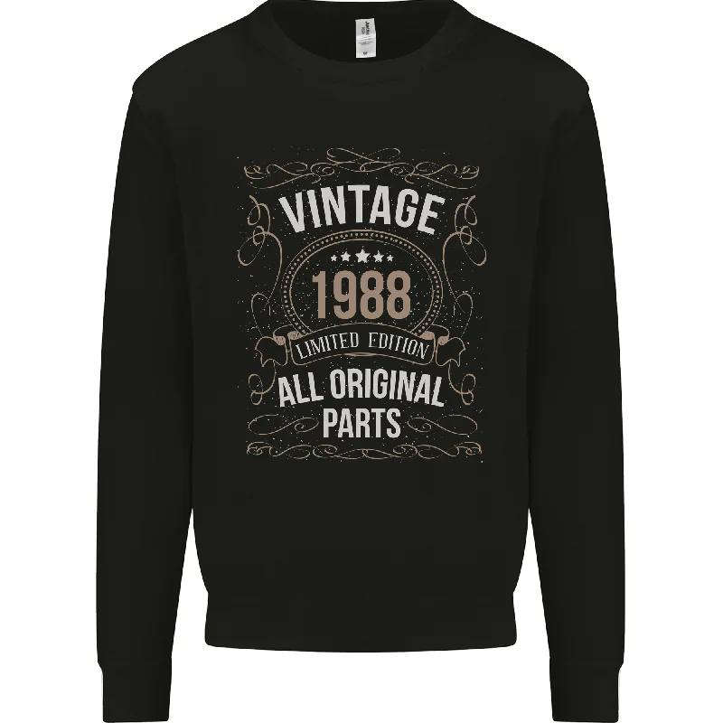 chic active hoodie36th Birthday Limited Edition 1988 Mens Sweatshirt Jumper