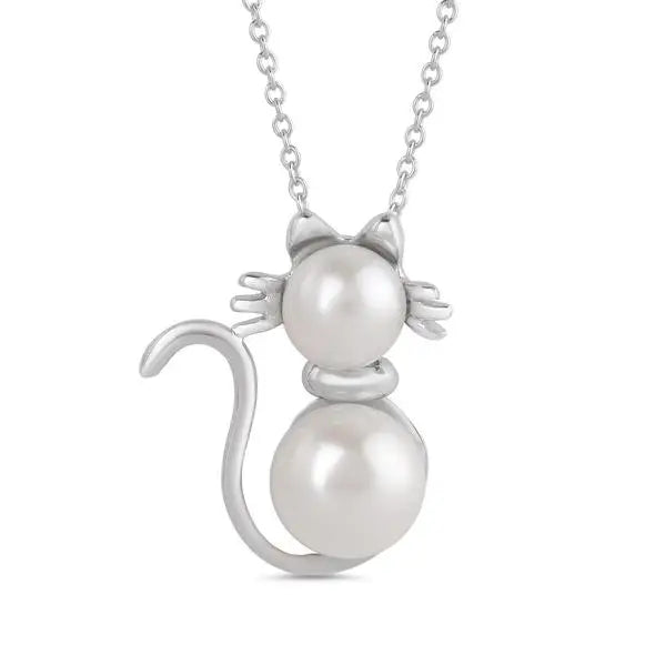 layered dressLily Nily Pearl Cat Necklace