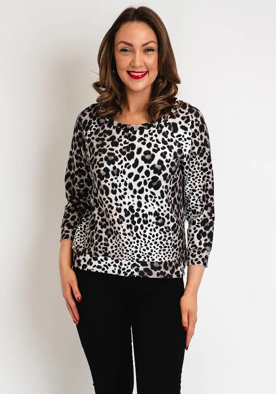 Mega Deal cozy hoodieMonari Leopard Print Sweatshirt, Brown