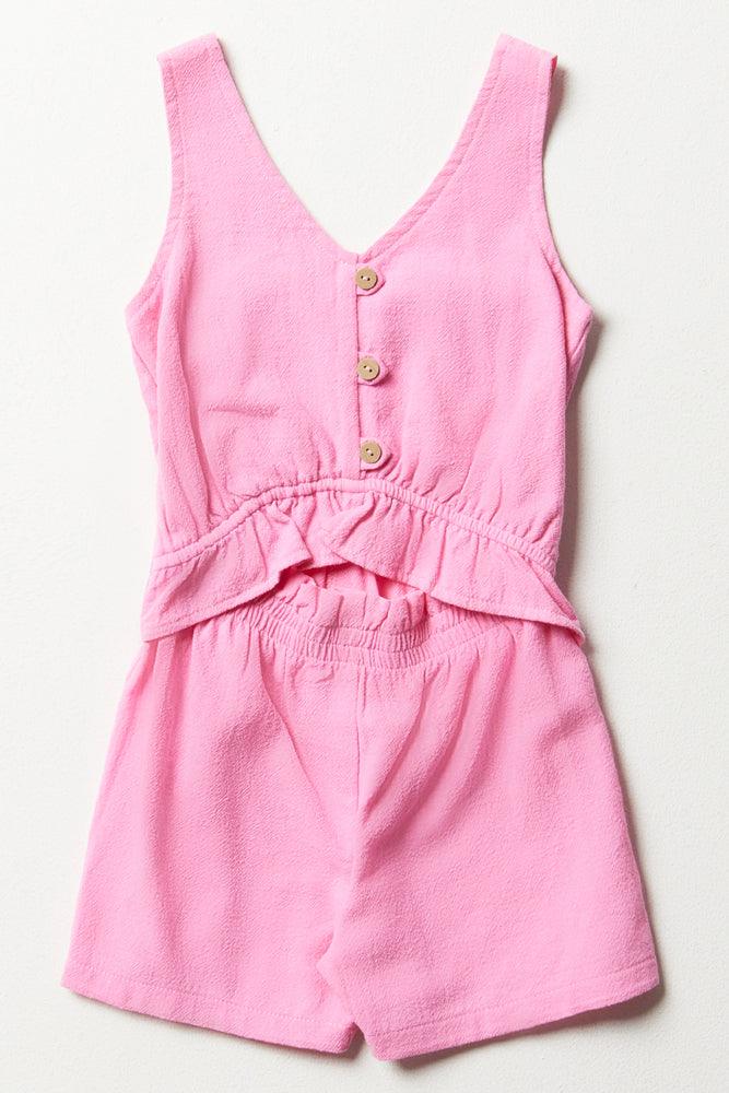 Get It Before It’s Gone stylish dressCut Out Jumpsuit Pink