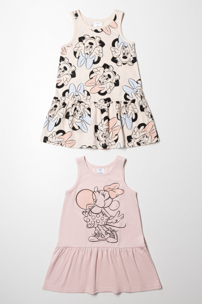 Major Savings casual slip dressMinnie Mouse 2 Pack Dress Nude