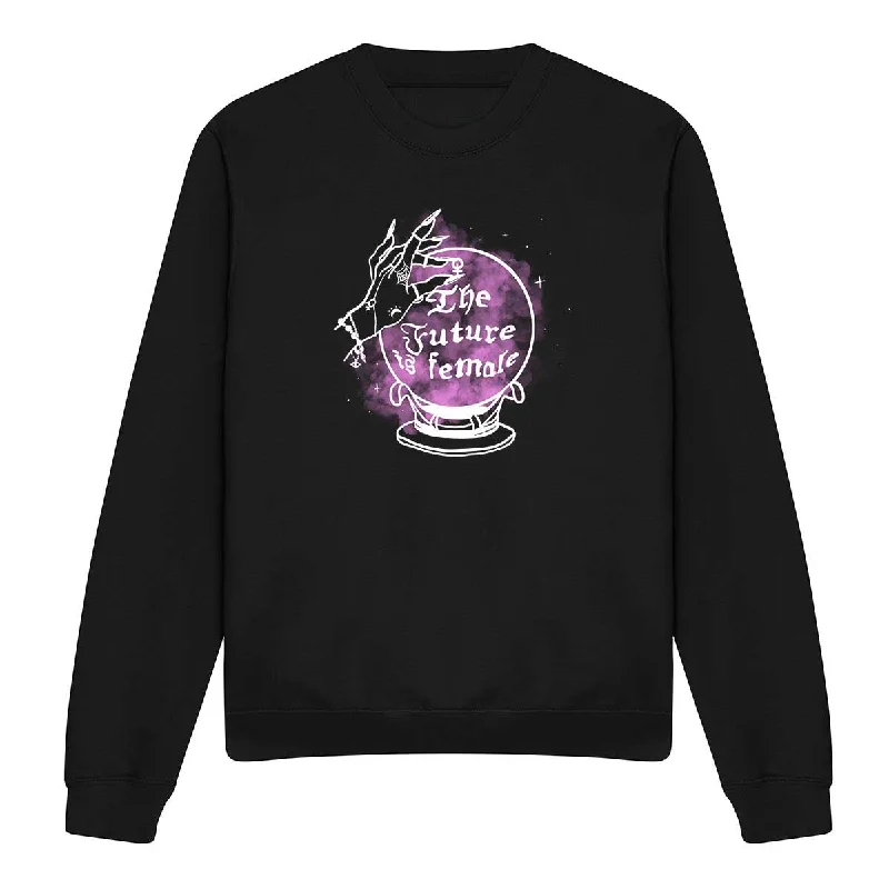 Super Sale minimalist gym sweatshirtThe Future Is Female Halloween Feminist Sweatshirt