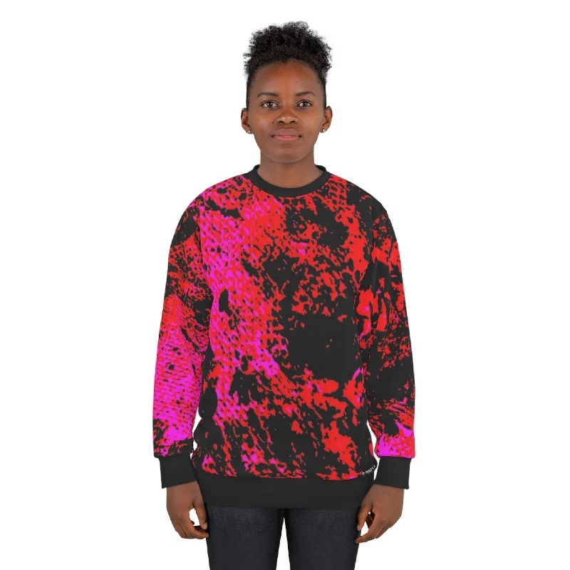 Steals and Deals soft gym hoodie"Mystic Cube" (Cosmic Fusion - Scarlet) - Unisex Sweatshirt