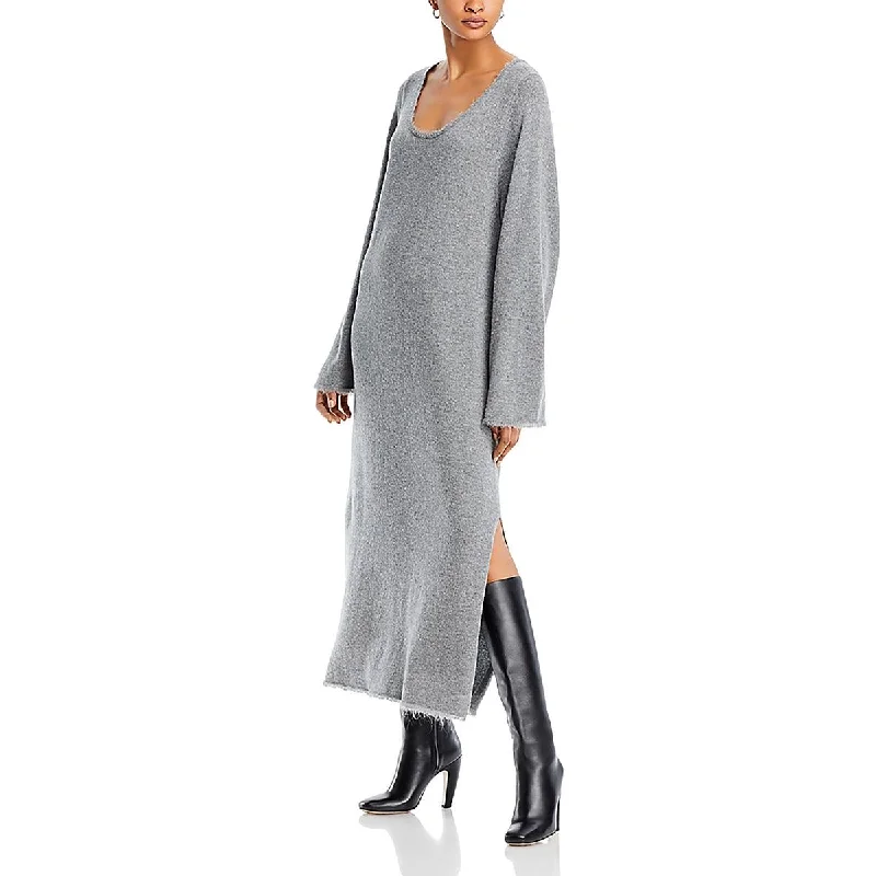 silk dressBy Malene Birger Womens Heathered Long Sweaterdress