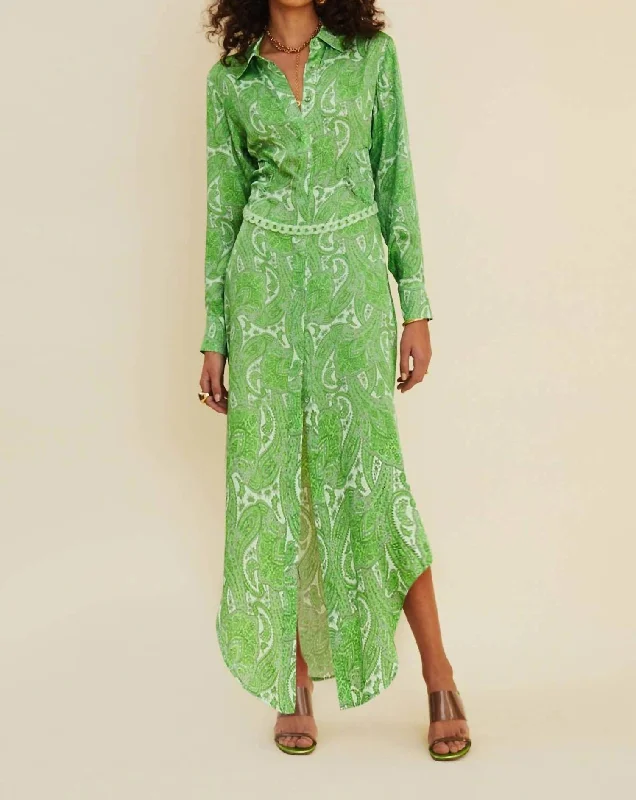 comfy maxi dressOrbit Waist Detail Midi Shirt Dress In Neon