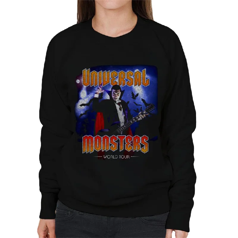 lightweight workout sweatshirtUniversal Studios Monsters Dracula On Tour Women's Sweatshirt