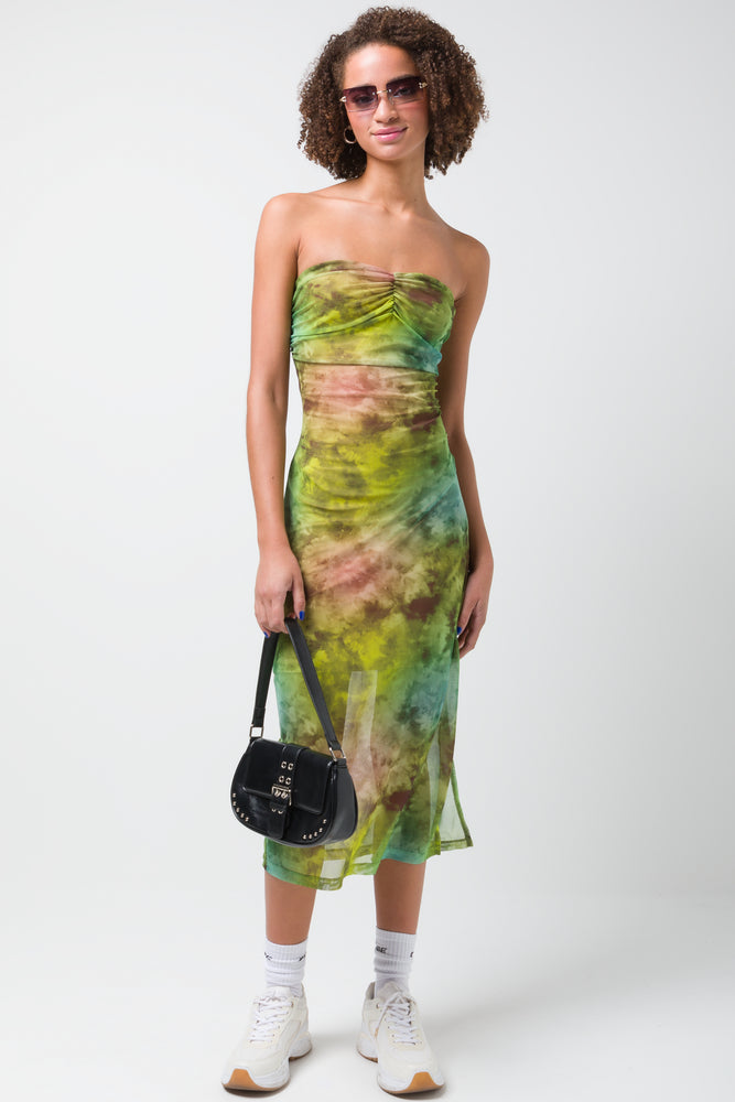 Deal of the Day trendy bodycon dressMesh Dress Multi