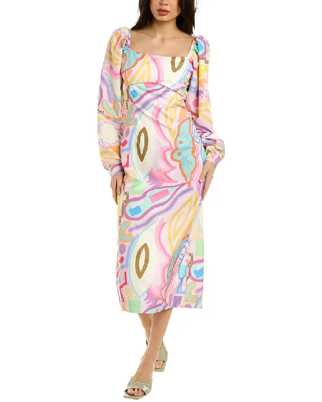 One-DAY Sale sleeveless dressLiliana Meza Gianni Midi Dress