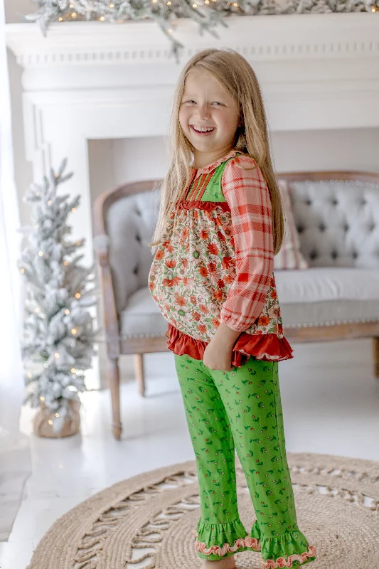 Stock Clearance casual day dressHoliday Heirloom Lounge Set