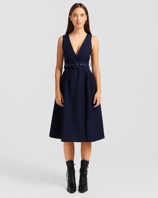 Sale Event fitted cocktail dressMiss Independence Midi Dress