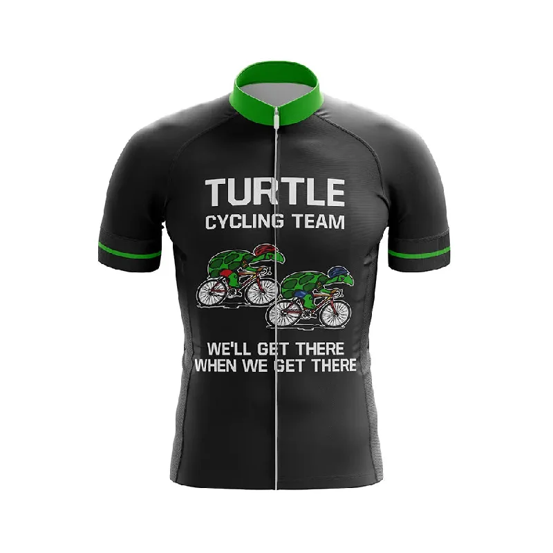 Weekend Deal eco-friendly fitness hoodieTurtle Cycling Team V1 Short Sleeve Cycling Jersey