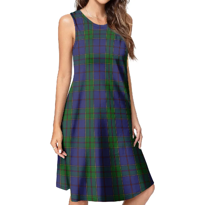 Crazy Savings Strachan Tartan Womens Casual Dresses