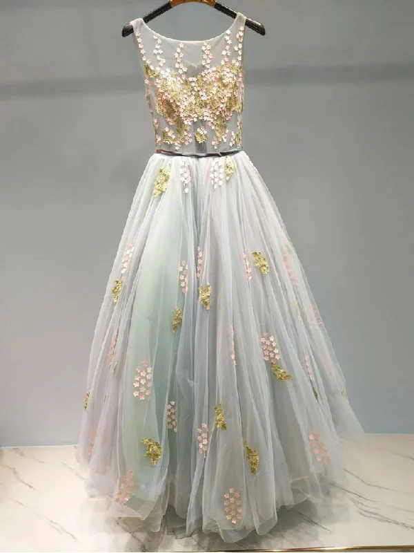 Huge Savings Beautiful Prom Dresses Scoop A-line Sweep Train Long Chic Prom Dress JKL891 Huge Savings Beautiful Prom Dresses Scoop A-line Sweep Train Long Chic Prom Dress JKL891