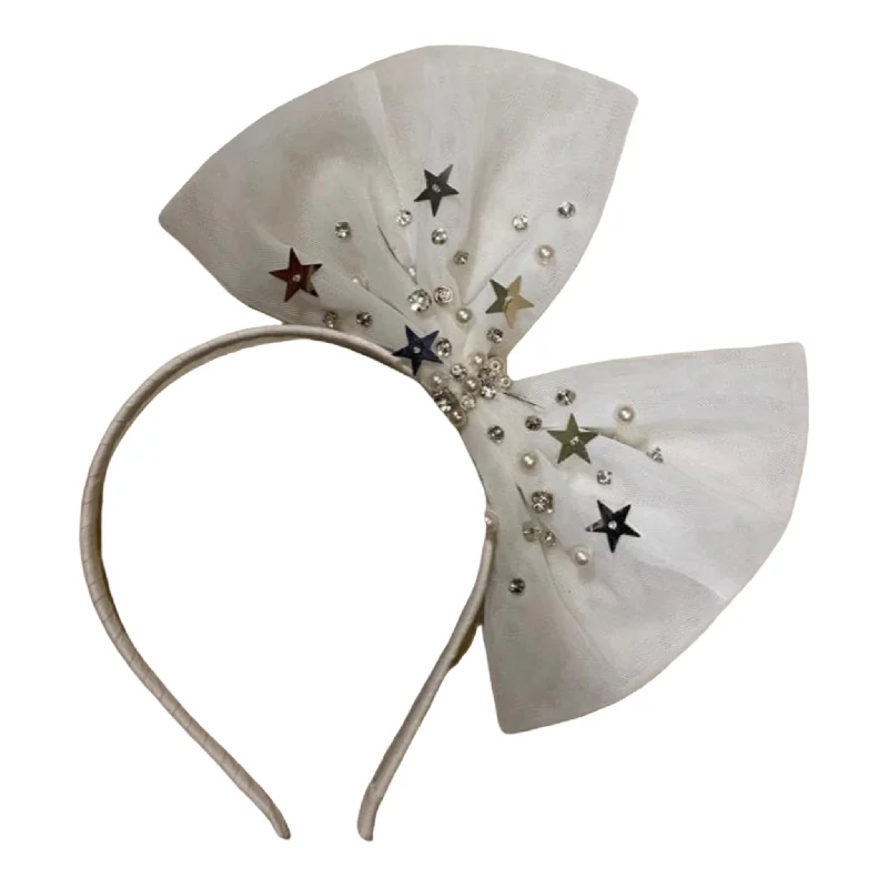 v-neck dressStar Headband in Ivory