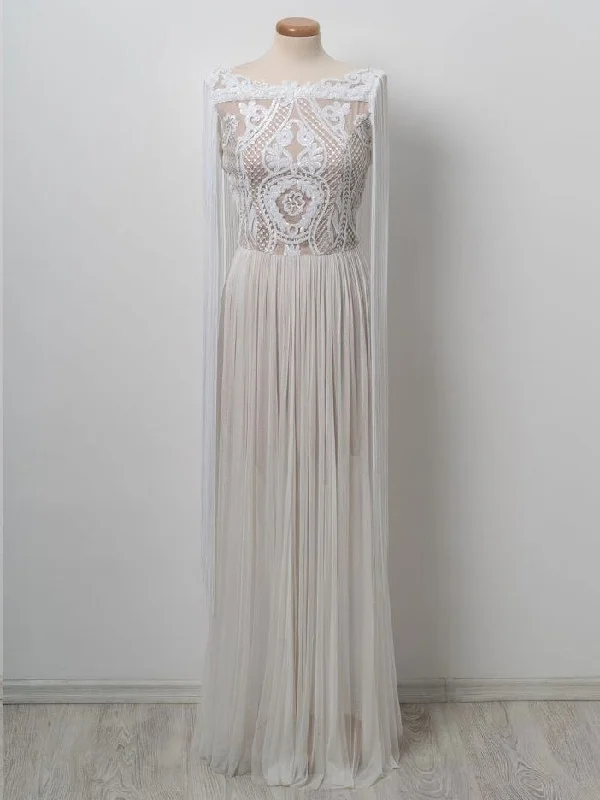 Buy Now Unique Prom Dresses A-line Bateau Floor-length Chic Long Open Back Prom Dress JKL1220 Buy Now Unique Prom Dresses A-line Bateau Floor-length Chic Long Open Back Prom Dress JKL1220