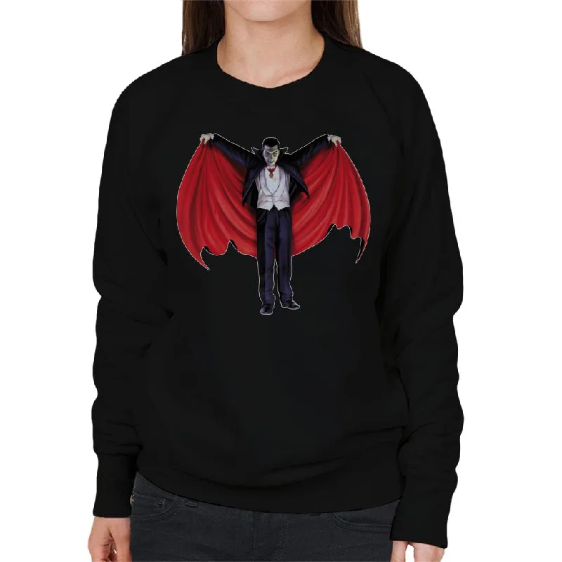 minimalistic workout hoodieDracula Cape Full Women's Sweatshirt