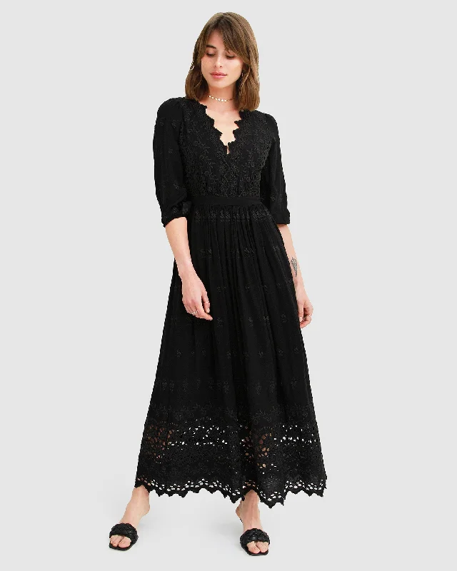 Markdown Madness sleeveless dressAll Eyes On Me Midi Dress - Black