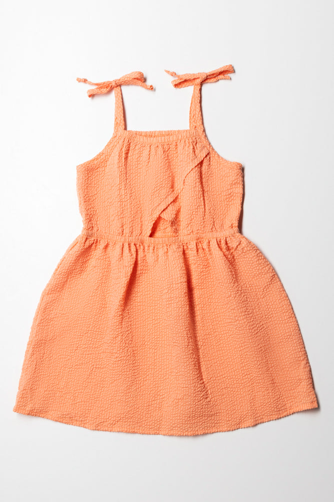 Shop and Save formal dressStrappy Dress With Cutout Orange