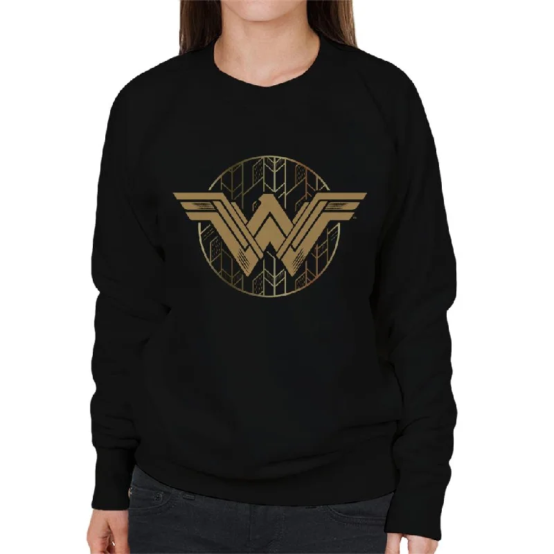 workout-ready hoodieWonder Woman Golden W Logo Women's Sweatshirt