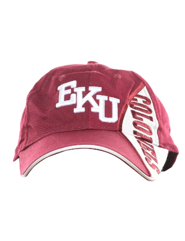 Sale Event relaxed winter jacketMaroon Embroidered Cap - XS