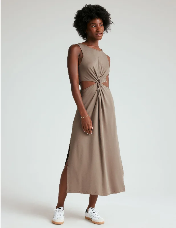 Price Reduction luxury dressAround The World Front Twist Dress
