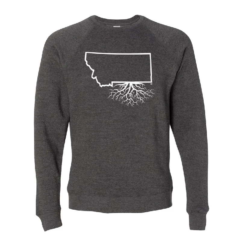 Stock Clearance activewear hoodieMT Roots Crewneck Pullover Sweatshirt (Unisex) Carbon Stock Clearance activewear hoodieMT Roots Crewneck Pullover Sweatshirt (Unisex) Carbon