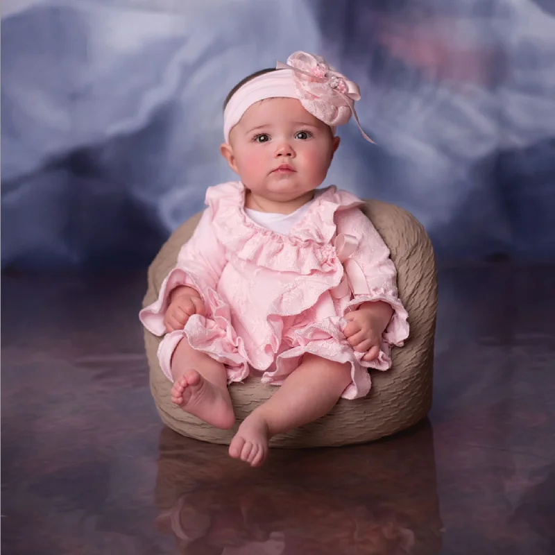 Bargain Bin summer floral dressHaute Baby Sweet Rose Criss Cross Set