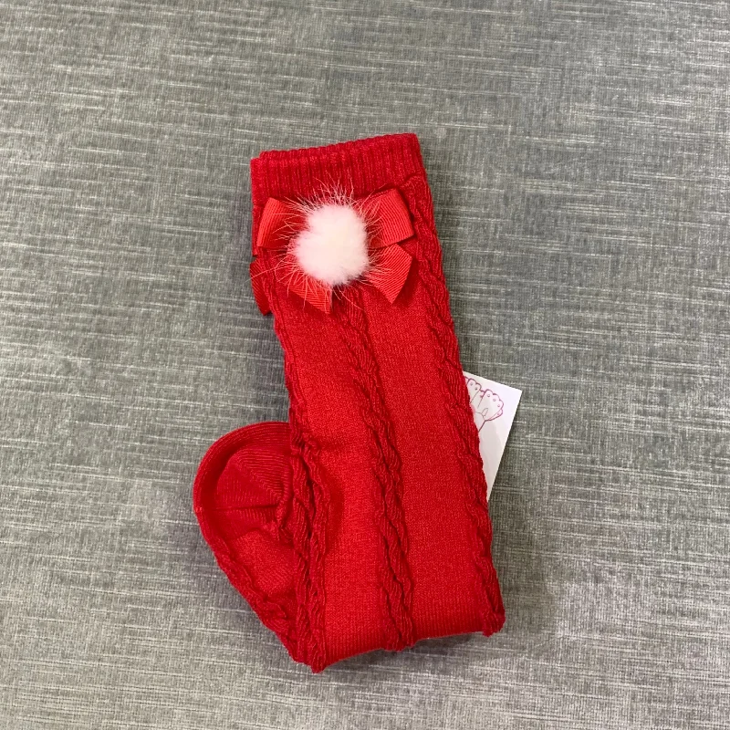 Can't Miss cocktail party dressCamel and Red Knit Sock
