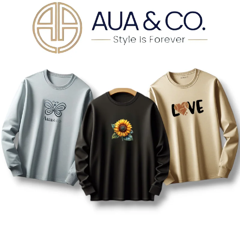 Discount Extravaganza minimalist gym sweatshirtWinter Printed Baige Gray & Black Printed Sweatshirt Women's By AUA&CO Discount Extravaganza minimalist gym sweatshirtWinter Printed Baige Gray & Black Printed Sweatshirt Women's By AUA&CO