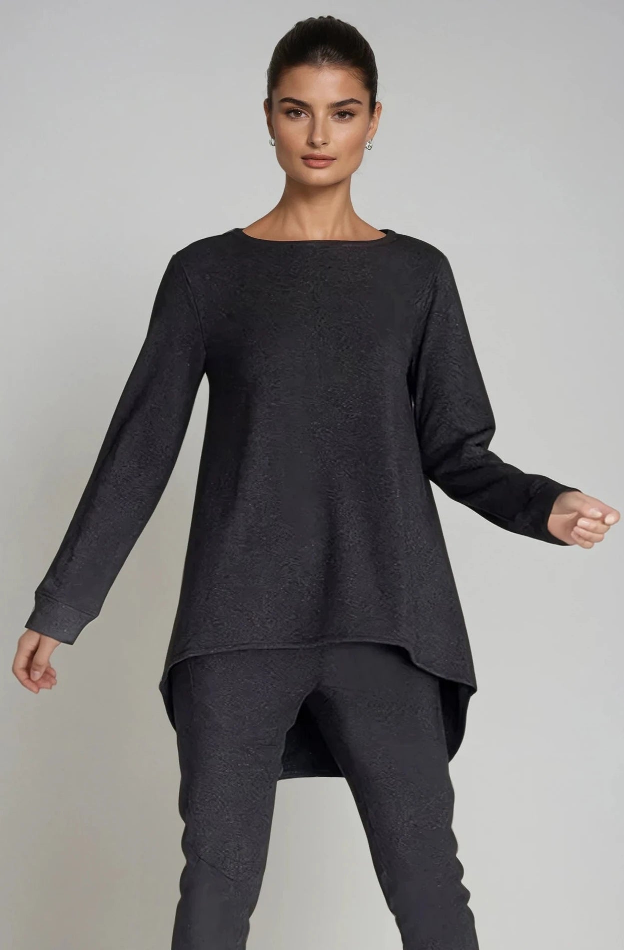 Hurry In retro sports hoodieAnna Crew Sweatshirt