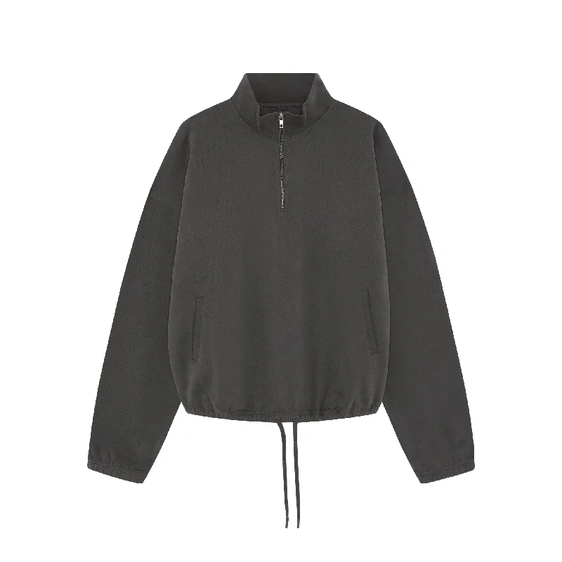 Don't Miss versatile hoodieEssential 3/4 Zip Sweatshirt Shadow