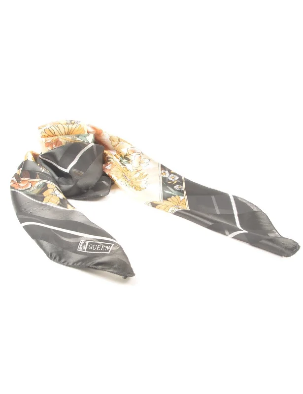 Today’s Special tailored blazer coatFloral Head Scarf - L