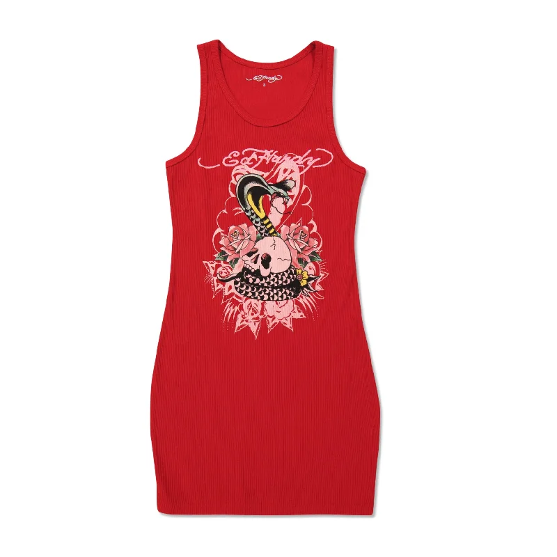 Limited Time Offer floral wrap dressCobra Rib Tank Dress