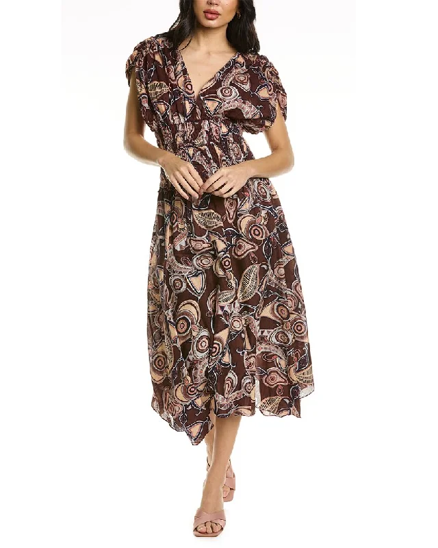 Price Drop textured dressA.L.C. Lucia Midi Dress