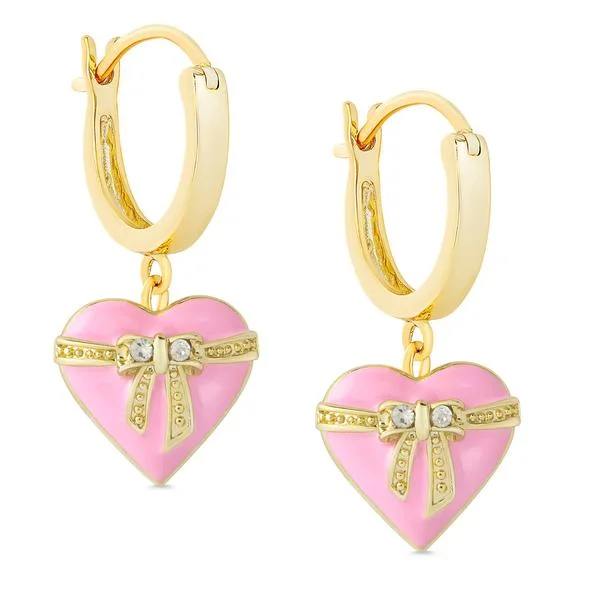 flowy dressLily Nily Heart & Ribbon Bow Dangle Earrings